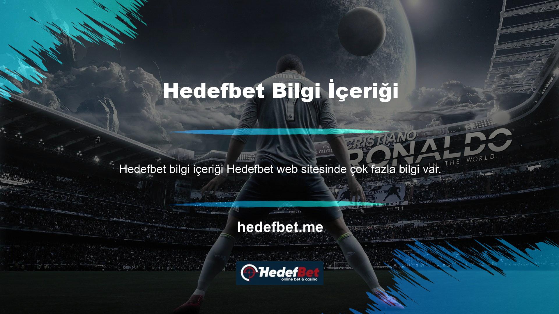 Hedefbet casino oynamayı ve canlı oyunları izlemeyi seven insanları çeken ve tatmin eden iyi bir sisteme ve oyun oynama tarzına sahiptir