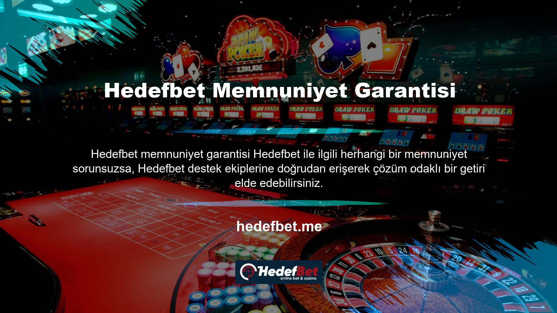 Hedefbet bu konuda yüksek kaliteli hizmet sunmaktadır